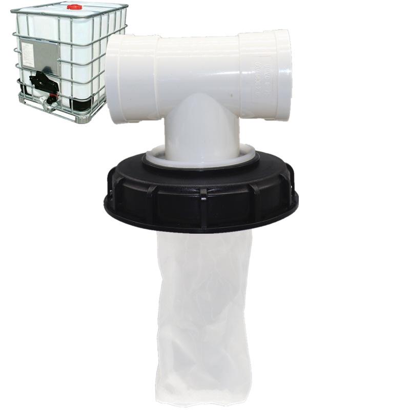 IBC Ton Barrel Plastic Lid with Filter Screen, 163mm/245mm, DN150