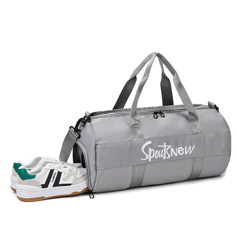 Gym bag with large capacity, travel bag for short trips, luggage bag with separate shoe compartment, yoga bag, sports bag