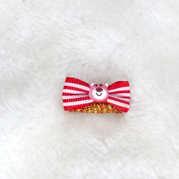 Bowknot Dog Hair Clip for Yorkshire Terrier, Teddy, Schnauzer, Maltese
