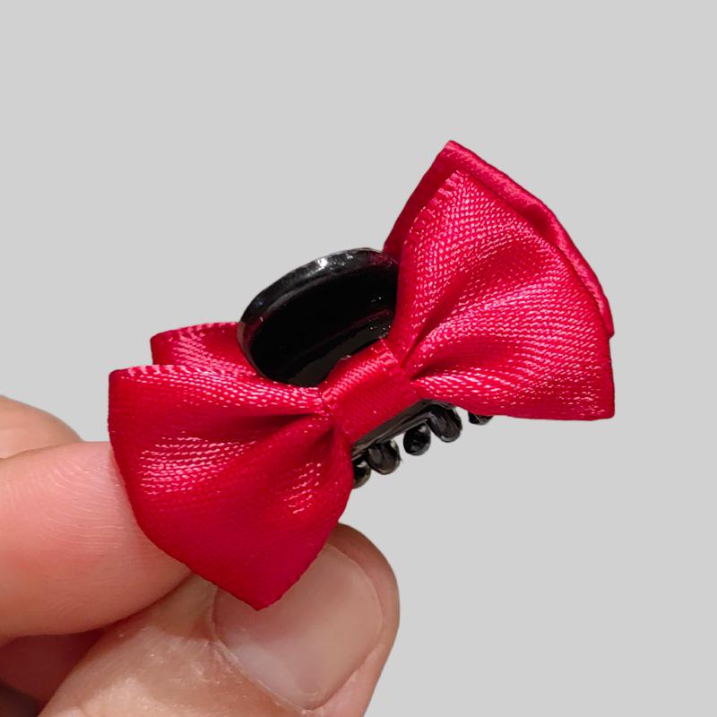 

Изысканная мини-заколка-бант для волос высокого класса 2025 для женщин - Аксессуар для челки в стиле принцессы