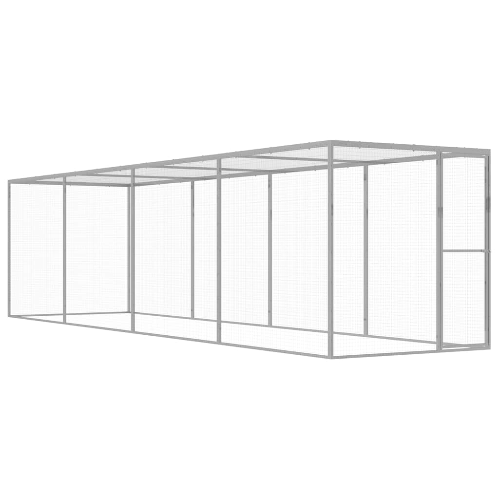Gaiola para Gatos 6 x 1,5 x 1,5 m Aço Galvanizado