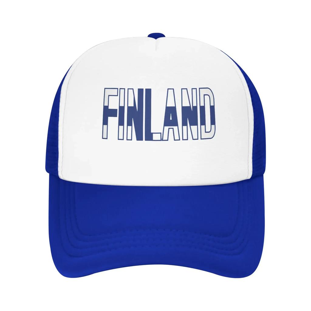 Finland Suomi Test Summer Mesh Baseball Caps For Mens  Camping Female Beach Dad Hat Hip Hop Trucker Cap