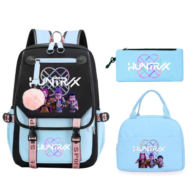 KPop Demon Hunters Demon Hunters Printed Fashion Children's Backpack Foreign Trade Trend Student School Bag