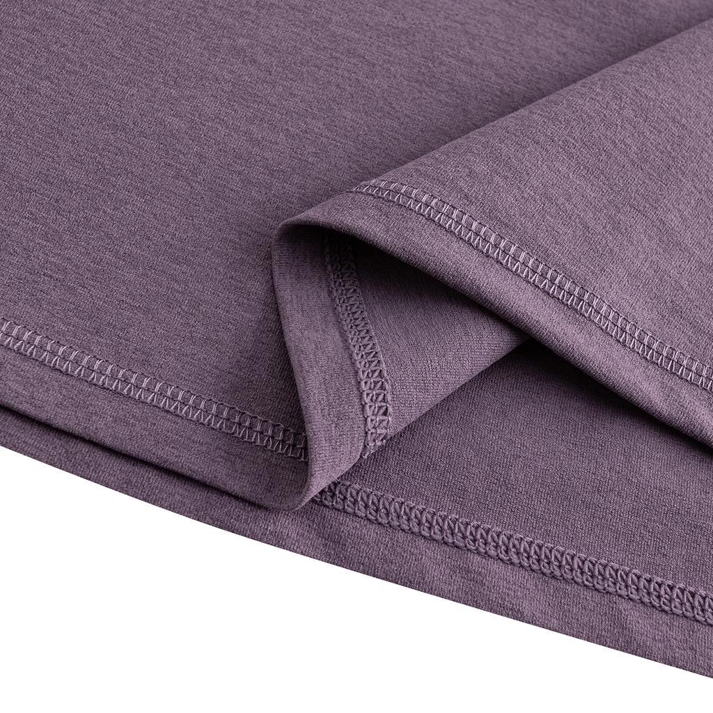 Anta Skateboard Culture Life Series Short Sleeve Knit Top Summer T-Shirt Women tops Dust-Purple 162628121-2