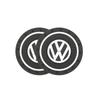 lmn1 Car Coaster Anti-Slip Water Cup Slot Pad Silica Gel pad For VW Scirocco Golf Amarok T5 Phaeton T-Cross Passat Polo Arteon Jetta