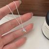 Colorful Flower Necklace for Women, Light Luxury, Fashionable, Niche, Small, Fresh, Exquisite, Compact, Versatile, Collarbone Chain