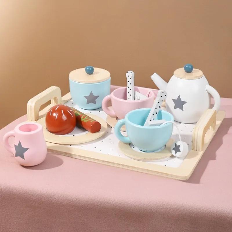 Ettermiddagstesett av tre Leketøy Late leke Mat Lære Rollespill Tidlige pedagogiske leker for småbarn Jenter Gutter Barn Gaver