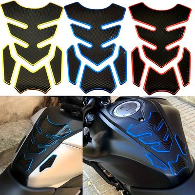 1pc Reflective 3D Motorcycle Sticker Decal Fit, Durable & Waterproof Rubber, Easy Apply/Remove, for Off-Road Bikes - Adds Style with Colorful Designs