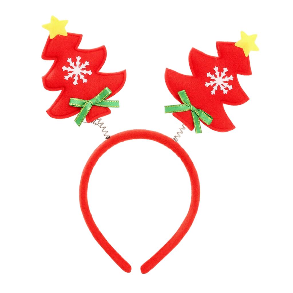 Christmas Tree Spring Headband with for Kids Holiday Party Costume Decoration Gift