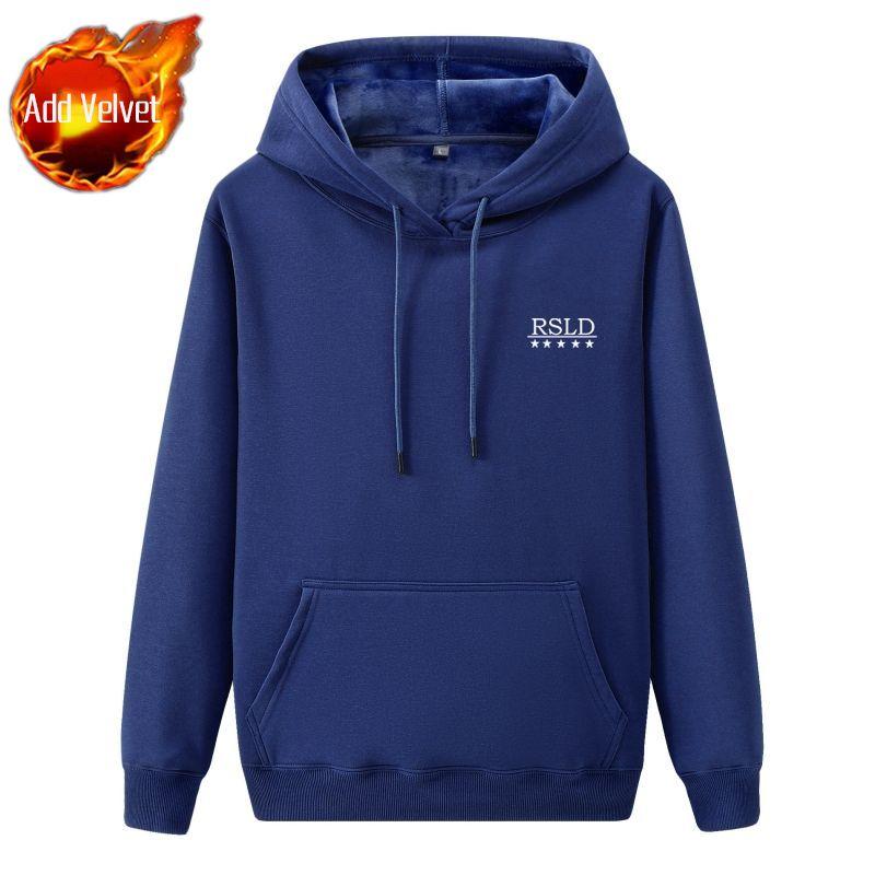 Warm Men's Hooded Sweatshirt Letters Designer Harajuku Fashion Overfit Cheap Y2k Vintage Streetwear Tops 90s Winter Male Hoodie