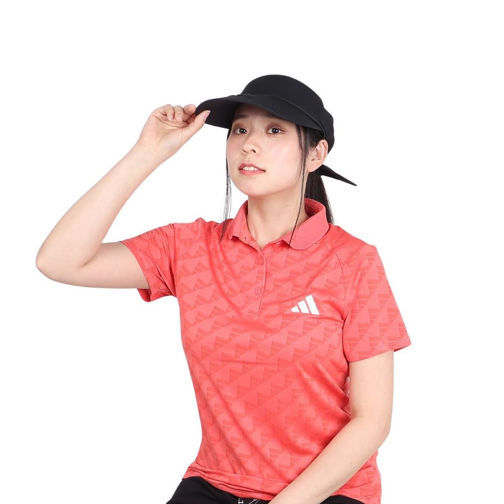 Adidas Golf Golf Visor, Three Stripes Ribbon Visor, Women's, Black