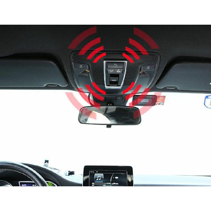 Inner Front Reading Light Cover Trim Fit For Benz GLA CLA 2013- ABS Silver