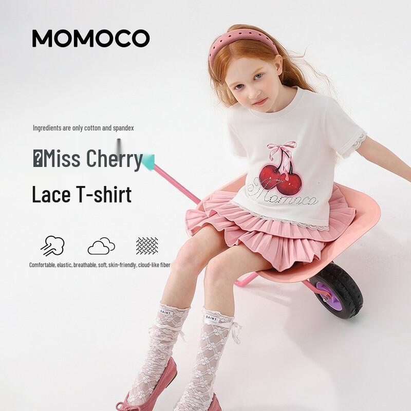 MOMOCO Girls  Short Sleeve T-Shirt 140