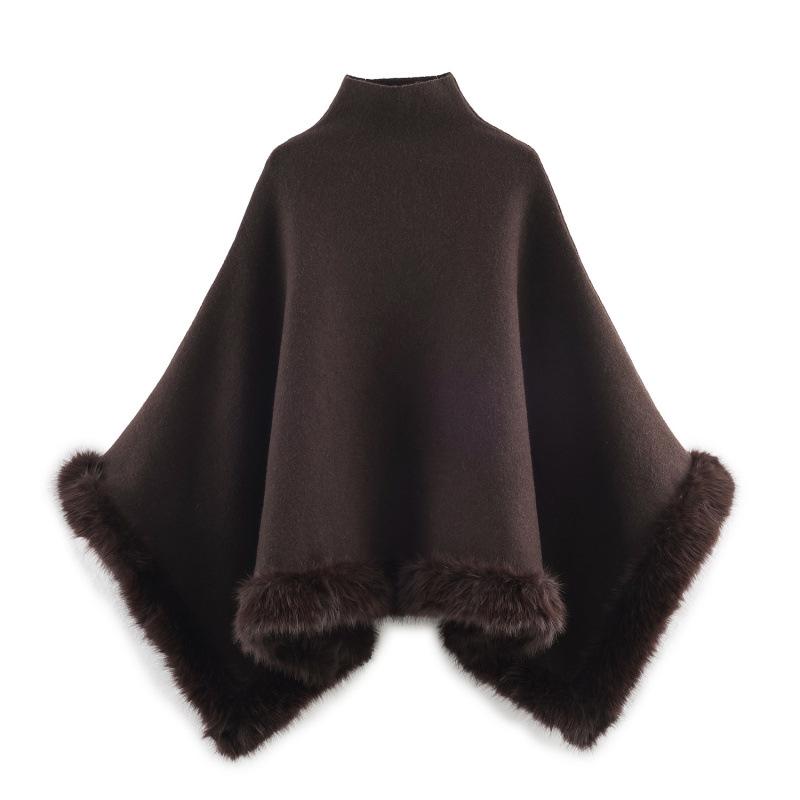 

European and American Women s Fashion Casual Shawl: Elegant New Chinese Style Cloak Jacket M