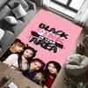 Black Pink Domination carpet Suitable for all seasons floor mats Fashion Office chair cushion Art