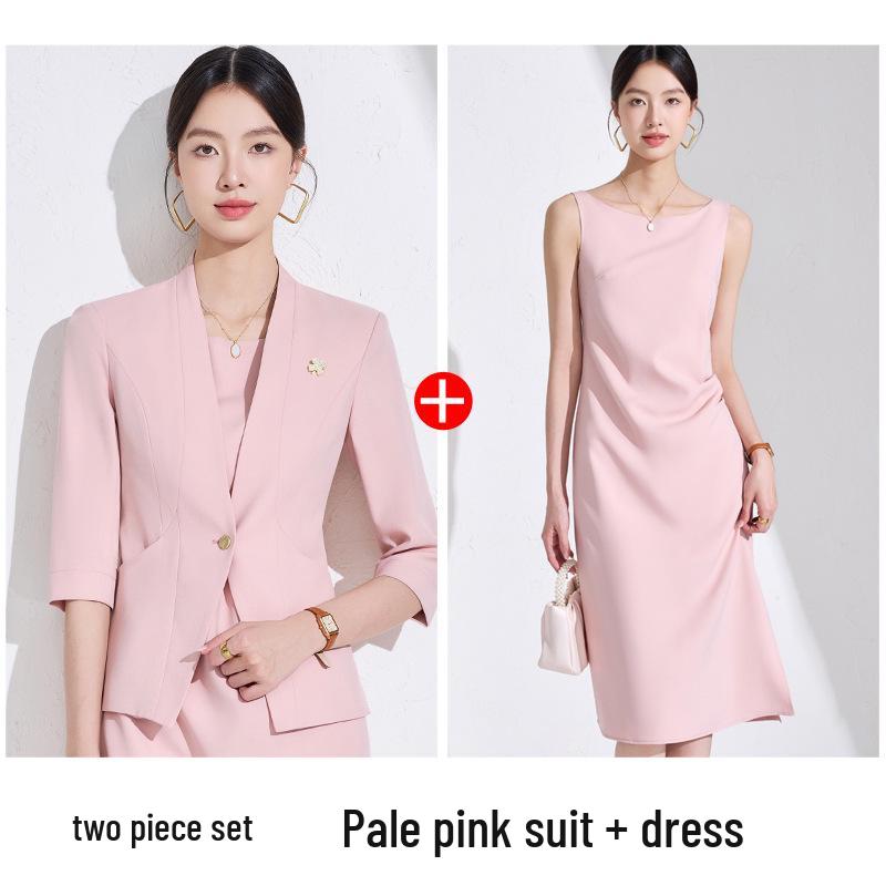 2025 Women's White Blazer: High-End Professional Attire with Goddess Style for the Workplace