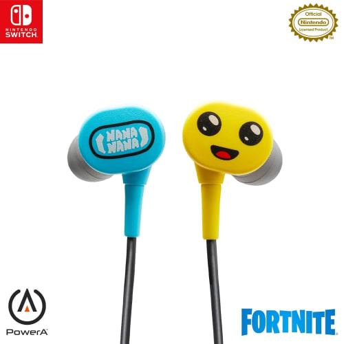 [Nintendo Officially Licensed Product] PowerA Wired Earphones 1.3m for Nintendo Switch - Fortnite Peely [2 Year Warranty] [Purchase Bonus] Includes It