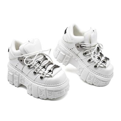 Summer Super Thick-soled Punk Boots Heightened Metal Muffin Tank Bottom High-top Women's Boots