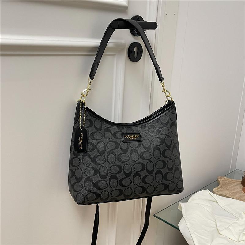 Light Luxury, Commuter Tote Bag Women's 2025 New Armpit Large-capacity Printed Shoulder Messenger Bag