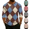 Men's Raglan Sleeve Three-quarter Sleeve Top