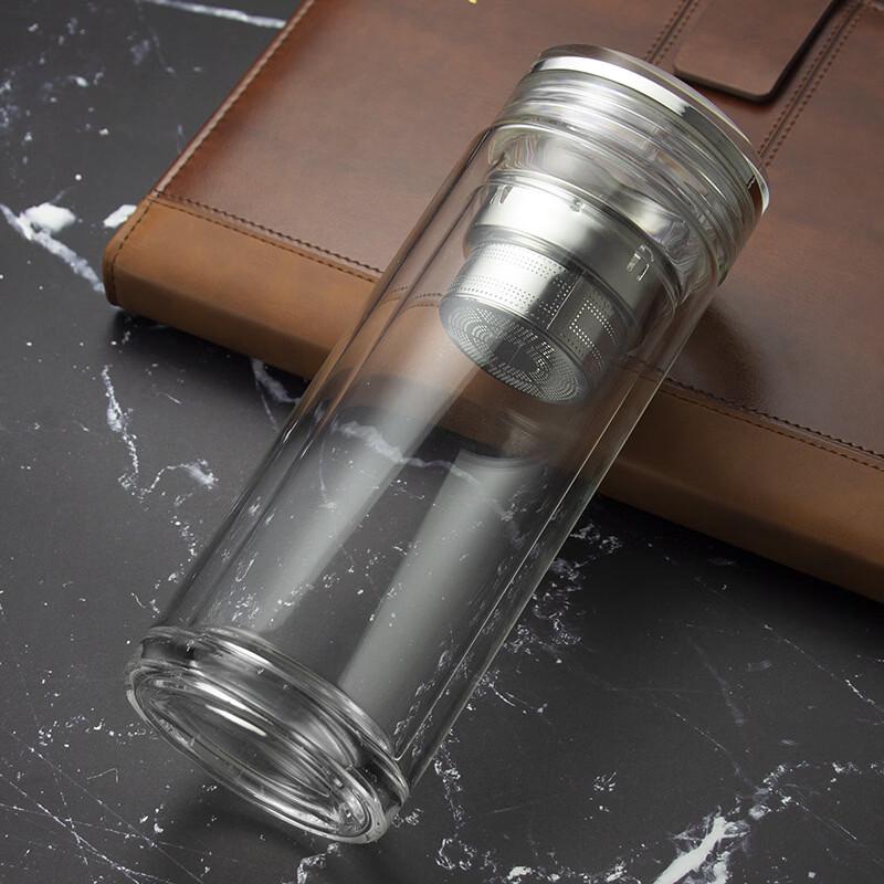 OLOEY Double-Layer Borosilicate Glass Mug