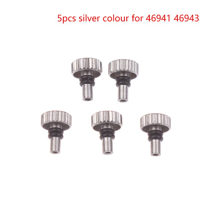 1/5Pcs 7009 8200 Watch Crown Head Ccrown Stainless Steel Watch Head Handle For 46941 46943 Movement Thick Tube Watch Accessories