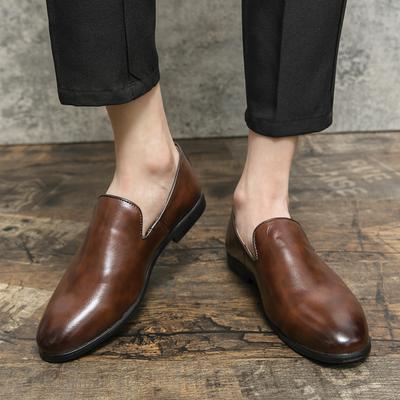 2026 New Casual Business Men's Shoes Trendy Fashion Outerwear Lazy One Step Step Doudou Men's Shoes