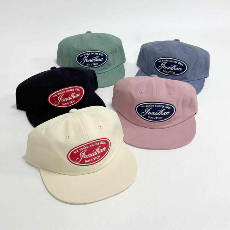 Women s Thin Cotton Classic Cursive Hat C8394_Black