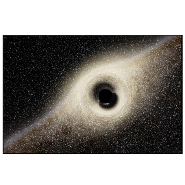 Science fiction galaxy universe of the planet art canvas painting cosmic exoplanet modern landscape wall