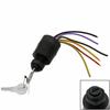 For Mercury Outboard 17009A2 Ignition Key Switch with Push to Choke Function 12V