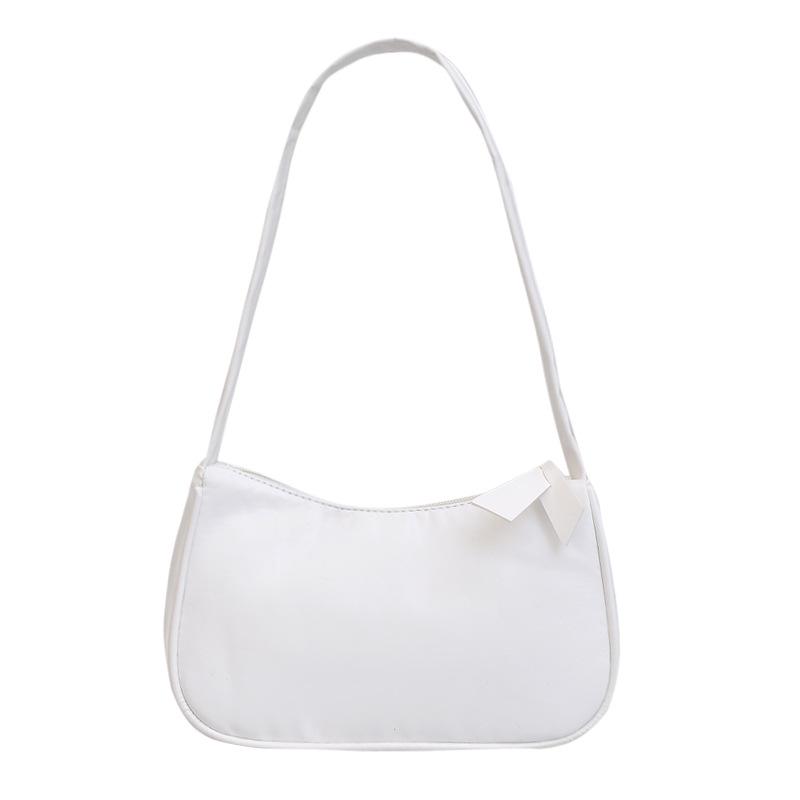 

Трендовая французская сумка-багет на плечо - Милая модная сумка под мышкой белый