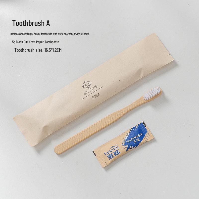 Soft Bristle Toothbrush Kit for Hotel and Guest Use - Individually Wrapped Toiletries