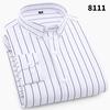 Men's Shirt Long Sleeve Shirt Men's Casual Shirt Men's Striped Polyester Men's Inch Shirt