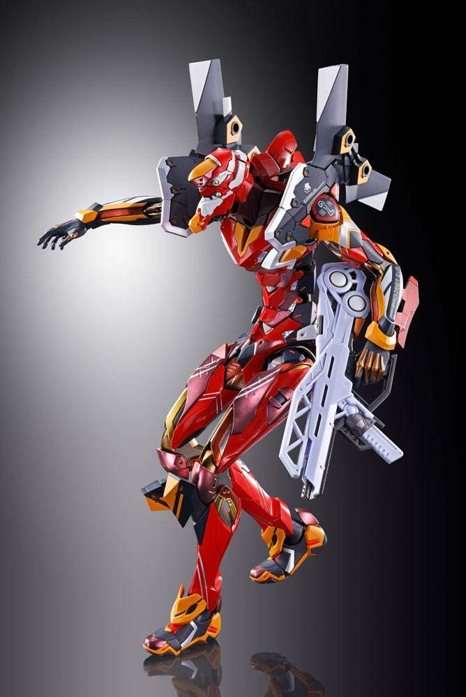 Bandai Figurine Evangelion Production Model Metal Build 22cm 4573102605047 - - Eva-02 -