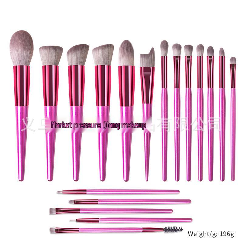 33-Piece Makeup Brush Set with Super Soft Beauty Sponge and Eyeshadow & Foundation Brushes