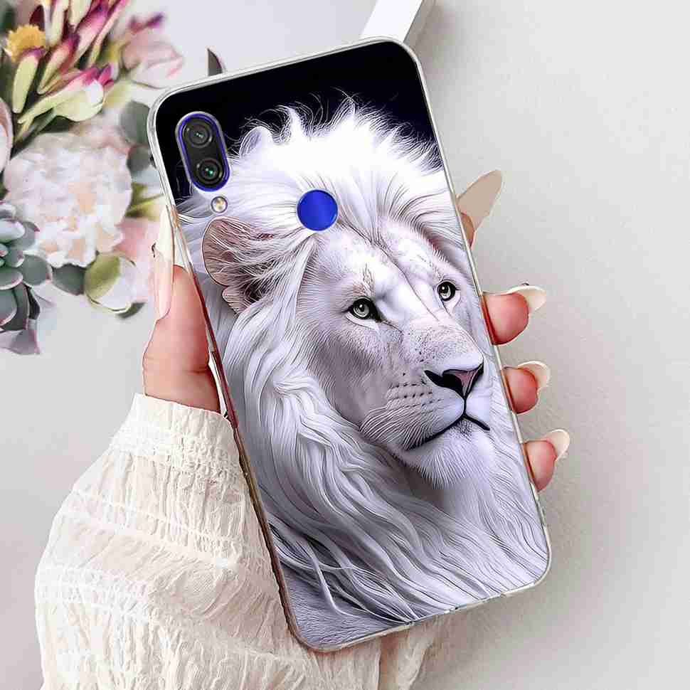 For Redmi Note 7 4G M1901F7G Case Fashion Painted Flowers Soft Silicone TPU Cover For Redmi Note 7Pro M1901F7S 6.3" Phone Shell