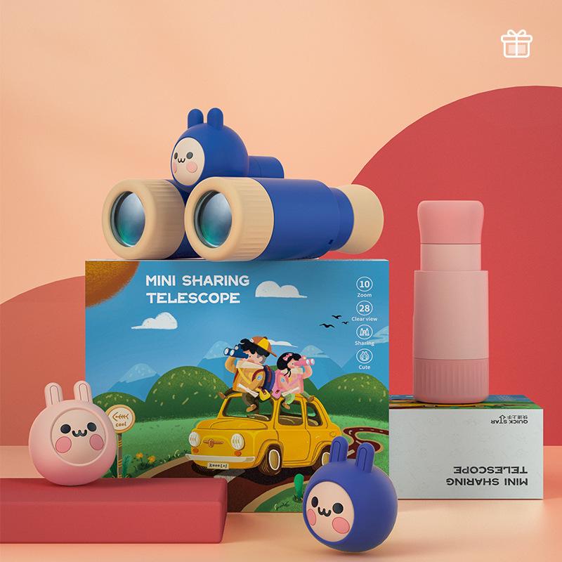 HD Focus Detachable Kids' Binoculars - Single/Double Barrel