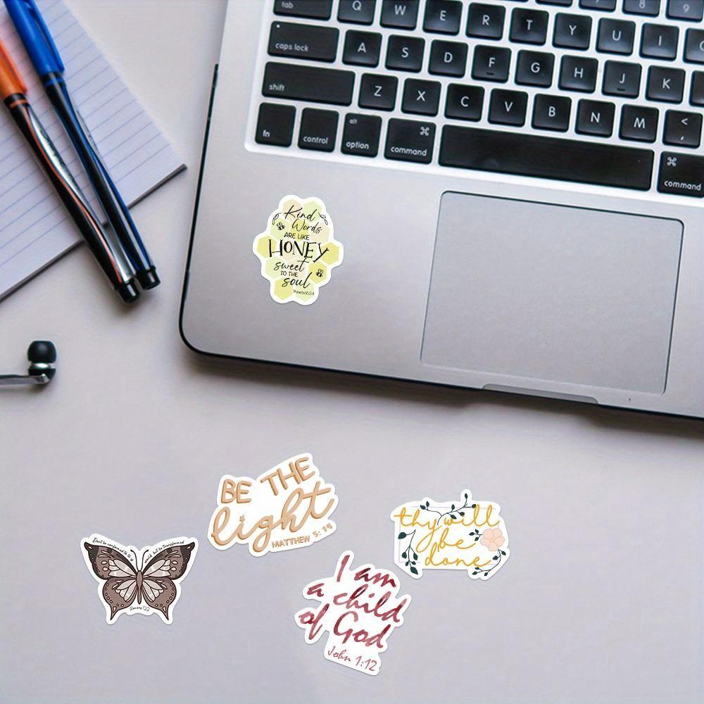 50pcs Phrase & Quote Graffiti Stickers For Decorating Phone, Computer, Suitcase, Notebook