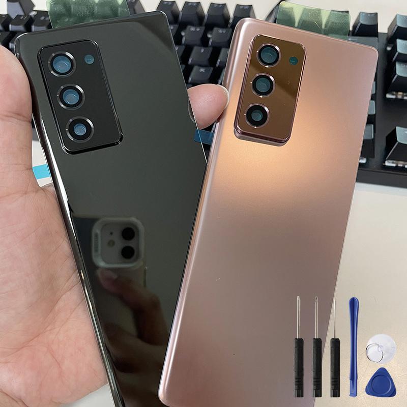 Glass Housing Back Cover Cases For SAMSUNG Galaxy Z Fold2 Fold 2 Phone Rear Battery Door Phone Cover Back Cover With Tools