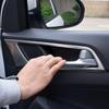 BOOMBLOCK 4pcs/Set Car Covers For Hyundai Tucson 2017 2016 2015 Window Lift Button Door Handle Panel Trim Stickers