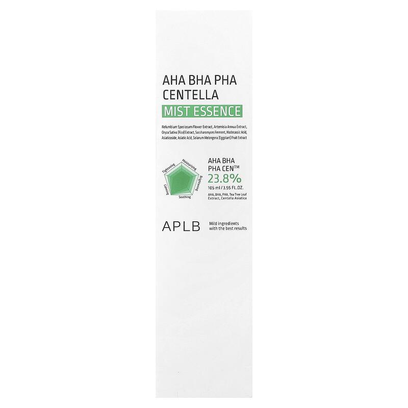 AHA BHA PHA Centella Mist Essence, 3.55 fl oz (105 ml)