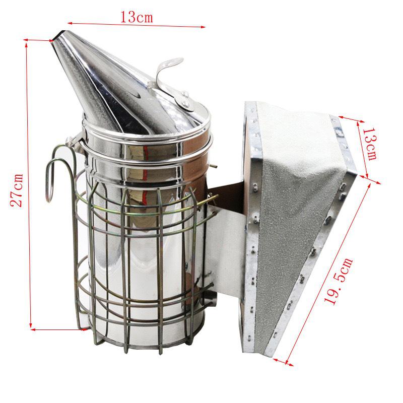 Stainless Steel Bee Smoker with Round Head