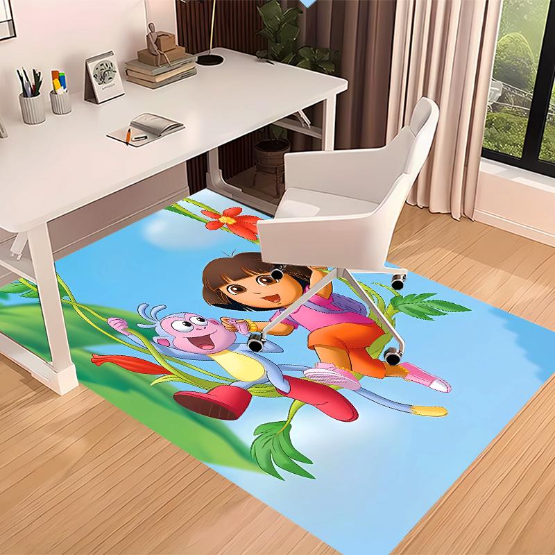 D-Doras The Explorer Printed Absorbent Washable Carpet, Non-Slip Bathroom Mats, Kitchen Rugs, Yoga Mat,Living Room Entrance, Camping Picnic Rugs