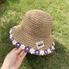 Women's Large Brim Foldable Breathable Straw Sun Hat for Summer Travel & Vacation