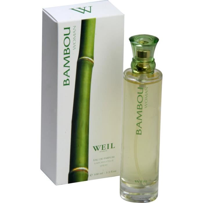 Parfum Femme - Weil Parfums - BAMBOU - Fruité - Fleuri - 100 Ml