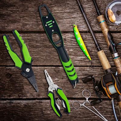 Angelzange Edelstahl Schnurschneider Gebogene Spitze Hakenlöser Angelzubehör Angelausrüstung