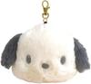 Pochacco Face Pass Case with Plush Toy Set Reel, (Pass Case, Ring)