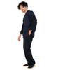 Switching Samue for Color [KYOETSU] Samue, Men, Two-tone (L, Black/navy)