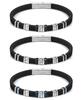 Nomination Bracelet City Energy Edition Black Rubber Cubic Color Pvd 028821
