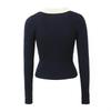 Spring 2025 Women's Age-Reducing Doll Collar Cable Knit Sweater